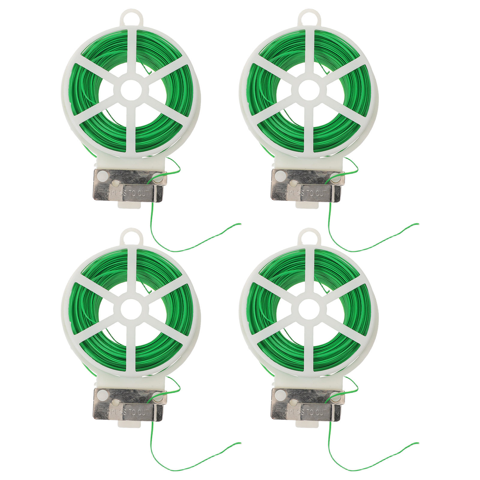Bonsai Garden Plants - 4 Rolls Green Plastic Coated Garden