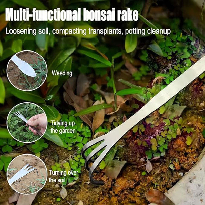Stainless Steel Root Rake Hand - огляд і ціна Bonsai Garden Plants