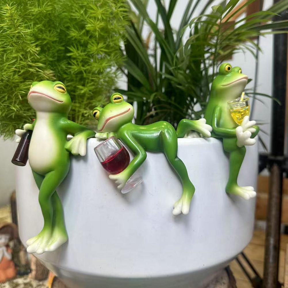 Resin Frog Statue Bonsai Acces - огляд і ціна Bonsai Garden With Pond