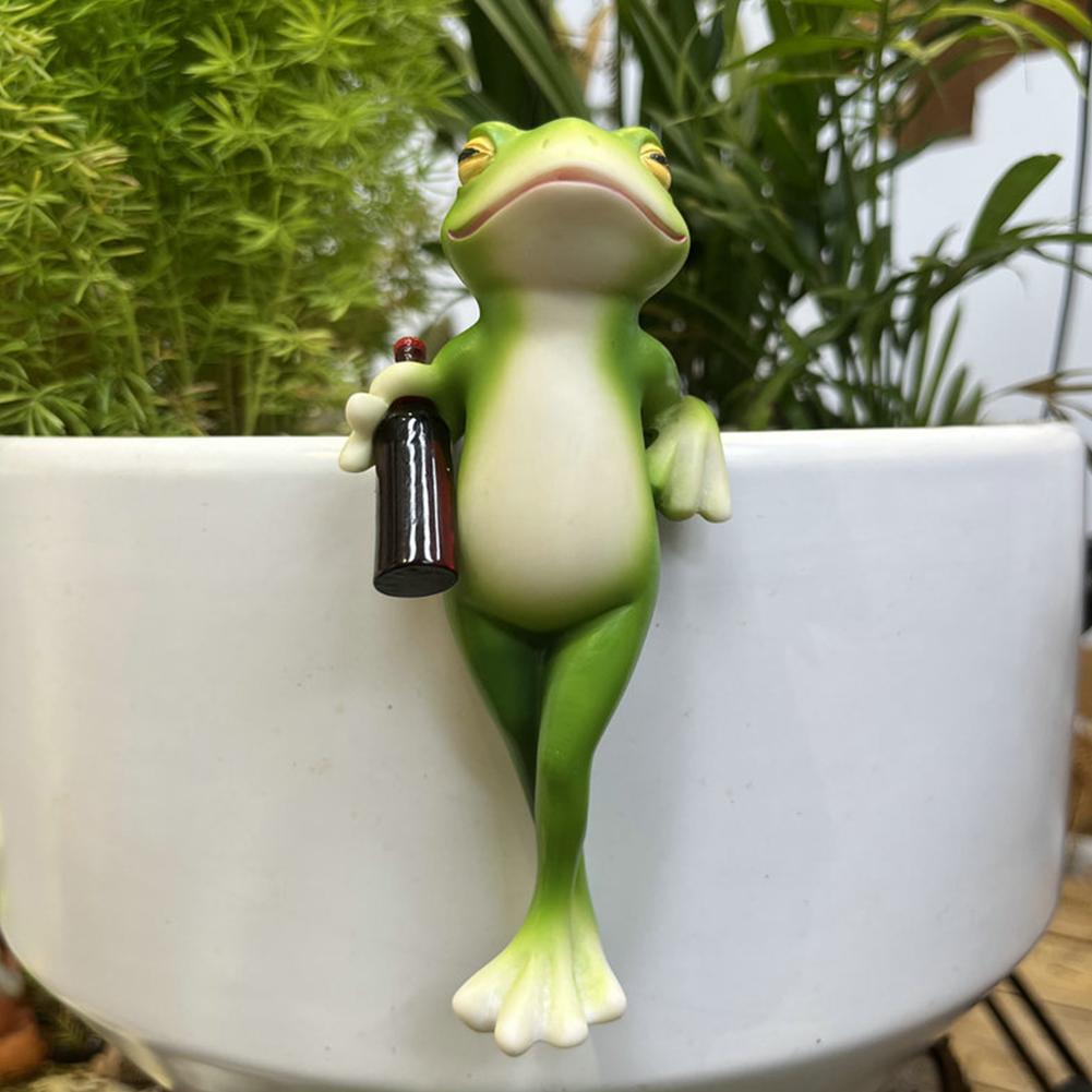 Resin Frog Statue Bonsai Acces - огляд і ціна Bonsai Garden With Pond