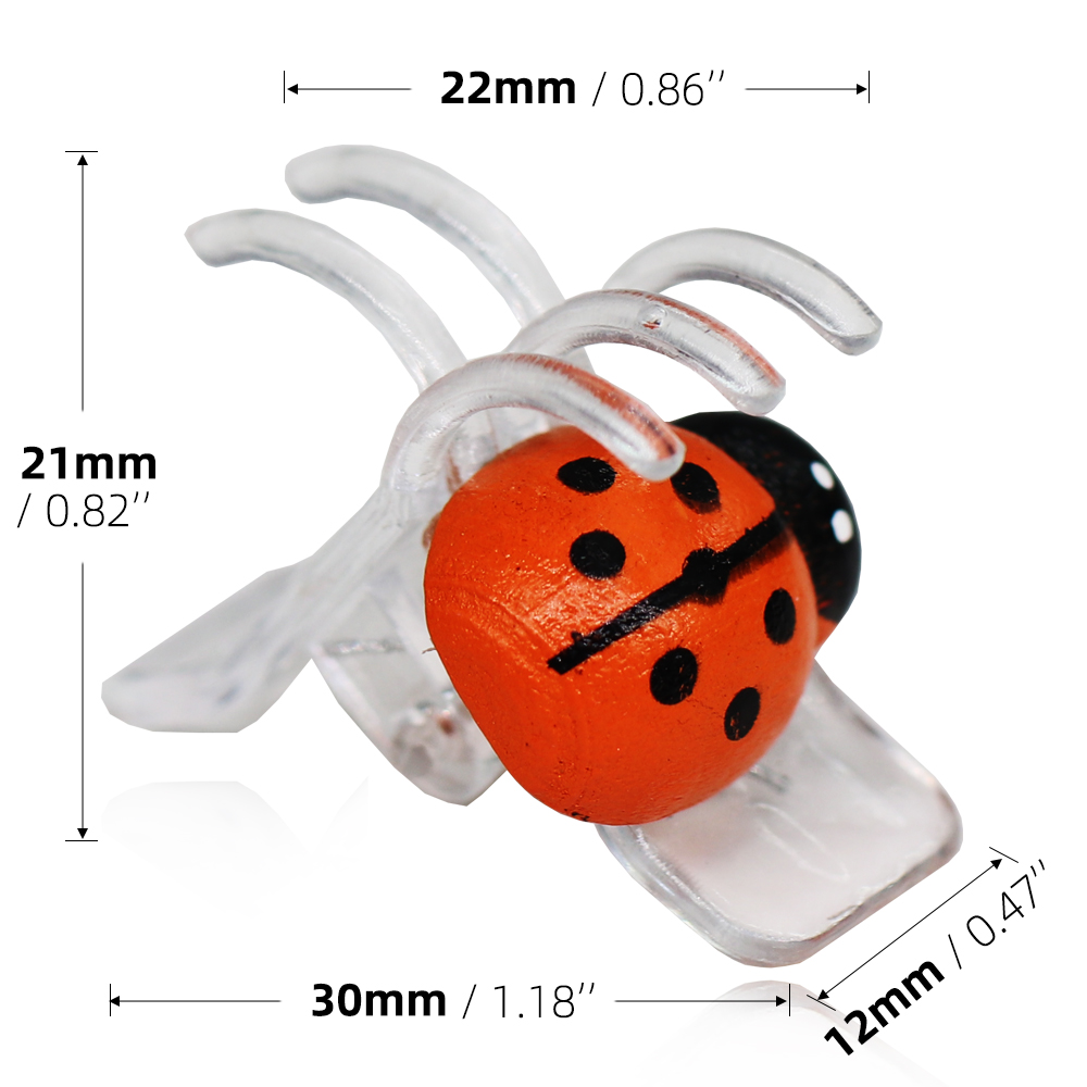 10-800PCS Ladybird Orchid Clip - огляд і ціна Bonsai Garden Home