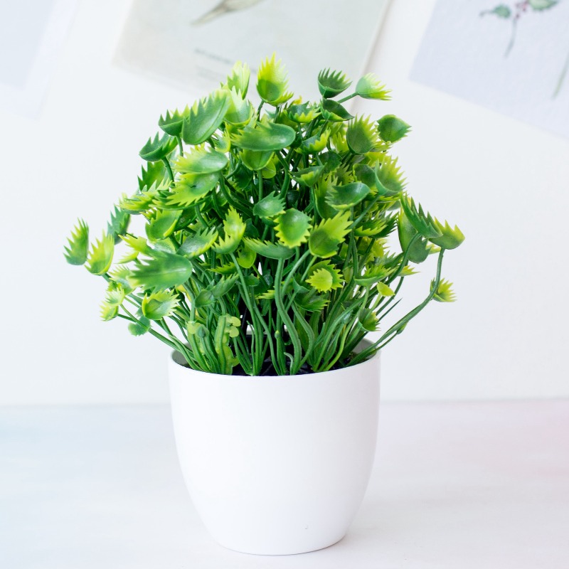 1pc Green Artificial Plants Pl - огляд і ціна Bonsai Garden For Desk