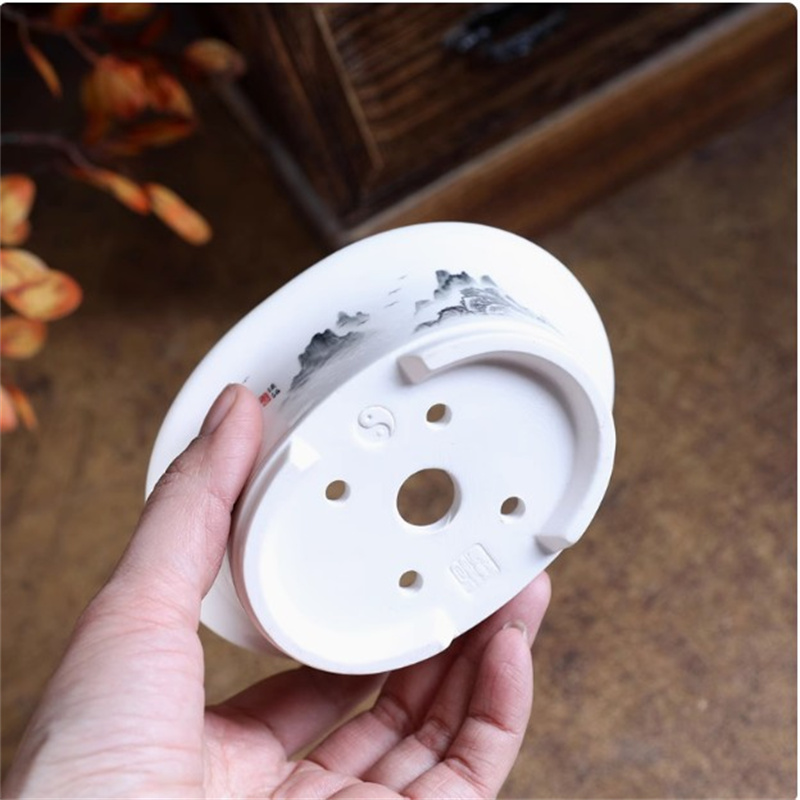 Porcelain White Oval Bonsai Po - огляд і ціна Bonsai Garden For Desk