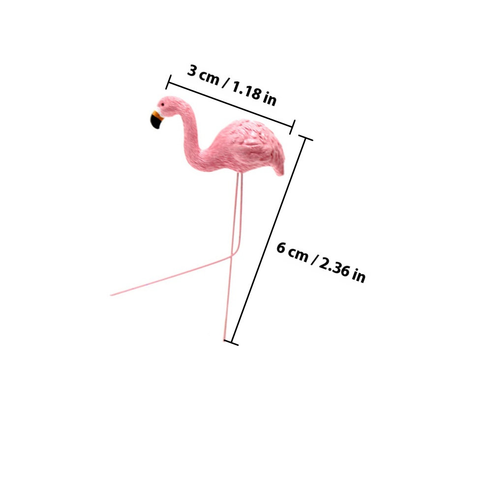 4Pcs Lifelike Resin Flamingo D - огляд і ціна Bonsai Garden Home