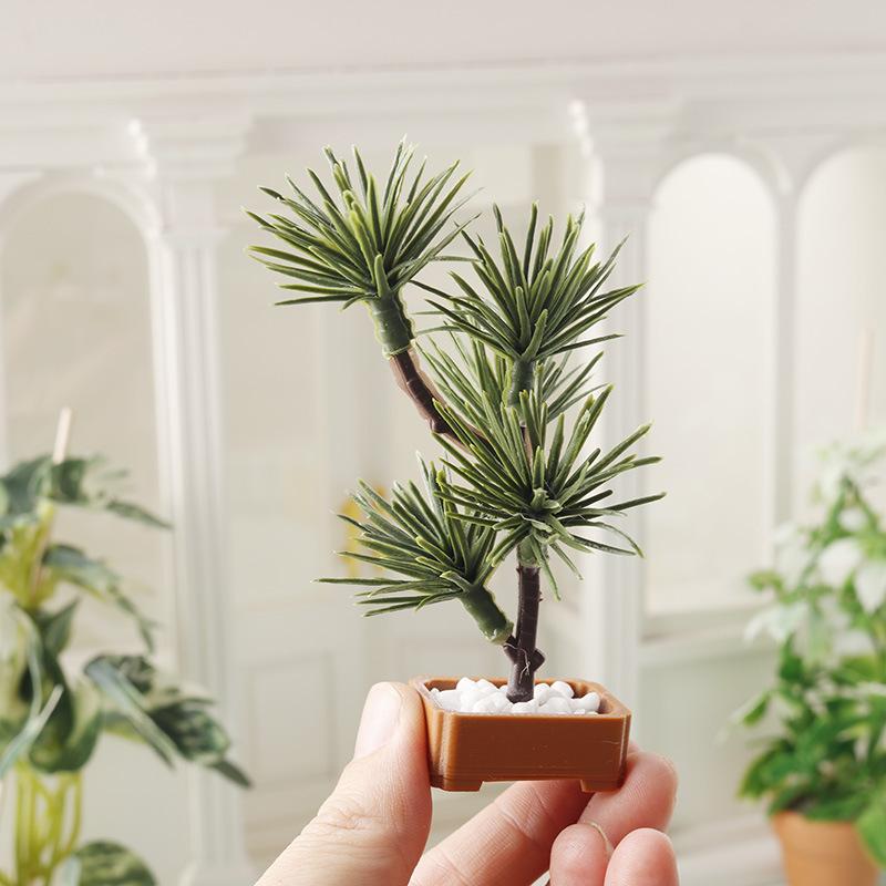 1Pcs 1/12 Dollhouse Simulation - огляд і ціна Bonsai Garden Plants