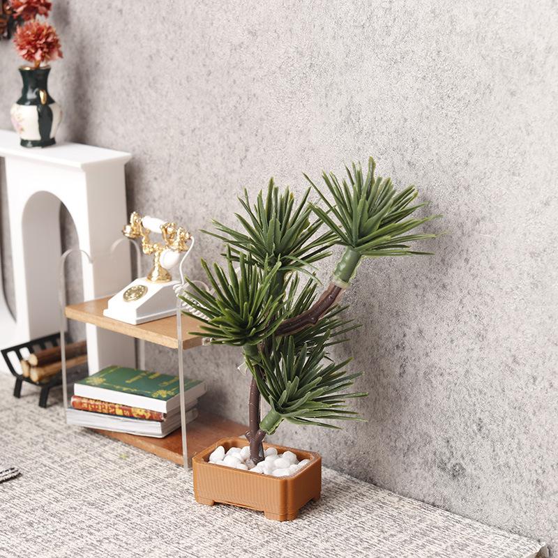 1Pcs 1/12 Dollhouse Simulation - огляд і ціна Bonsai Garden Plants