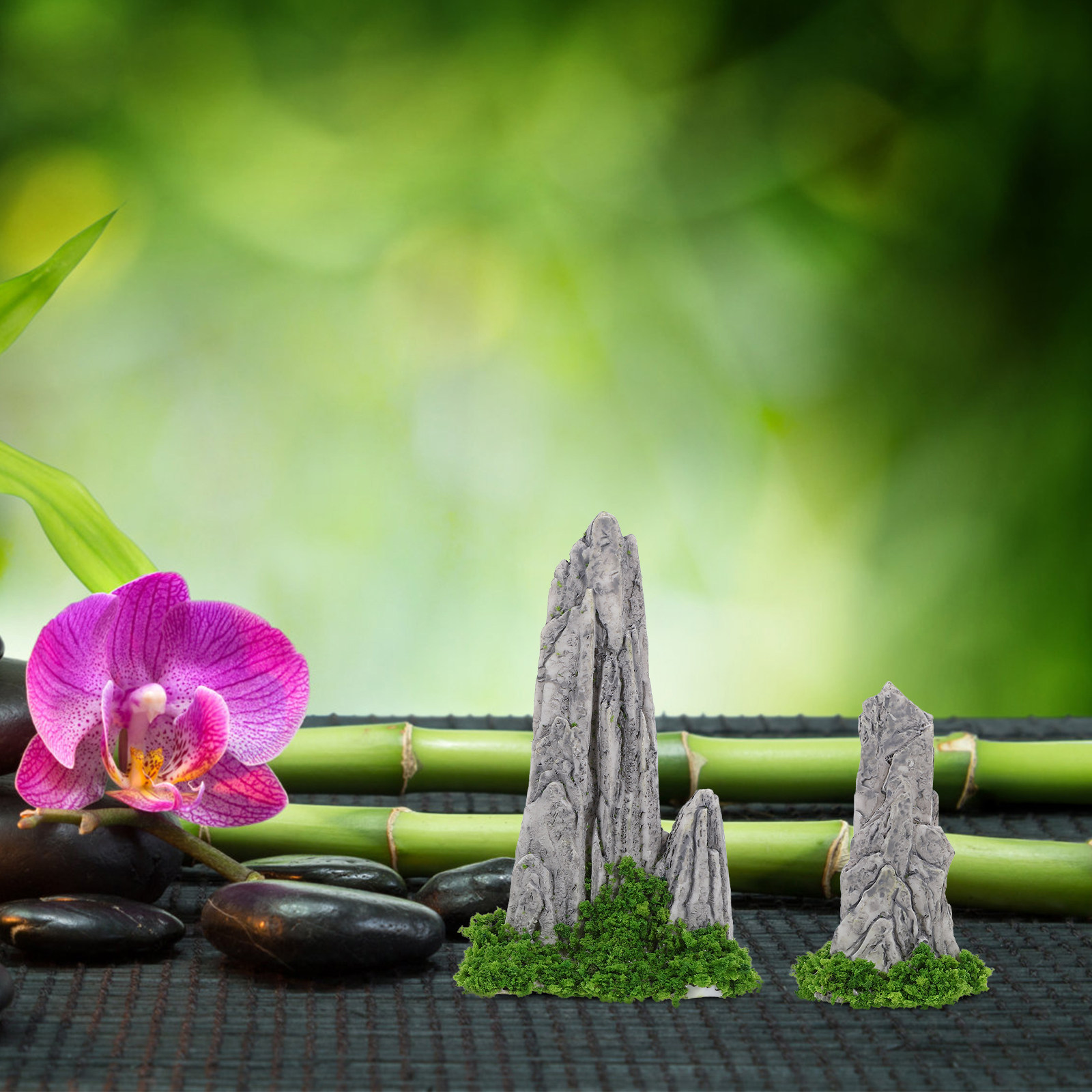 12Pcs Resin Mini Landscape Mou - огляд і ціна Bonsai Garden Table