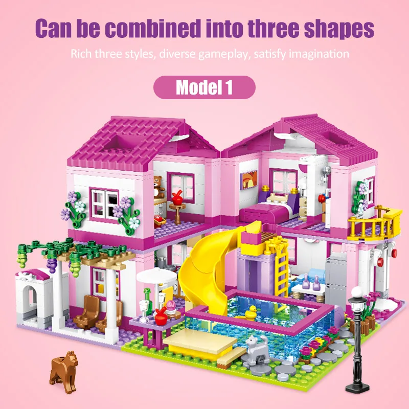 City Scale Summer Villa House  - огляд і ціна Bonsai Garden Lego