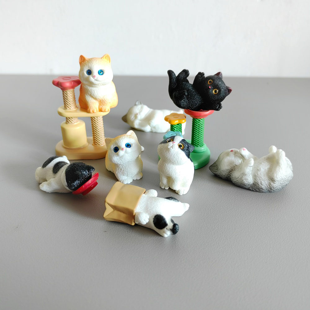 4pc Cute Cat Small Animal Mode - огляд і ціна Bonsai Garden Miniature