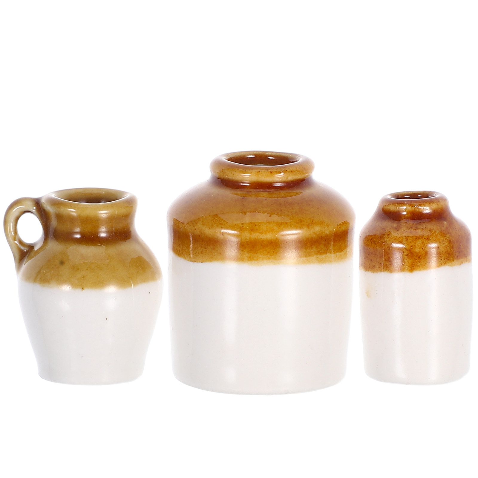 3Pcs Miniature Ceramic Flower  - огляд і ціна Bonsai Garden For Desk