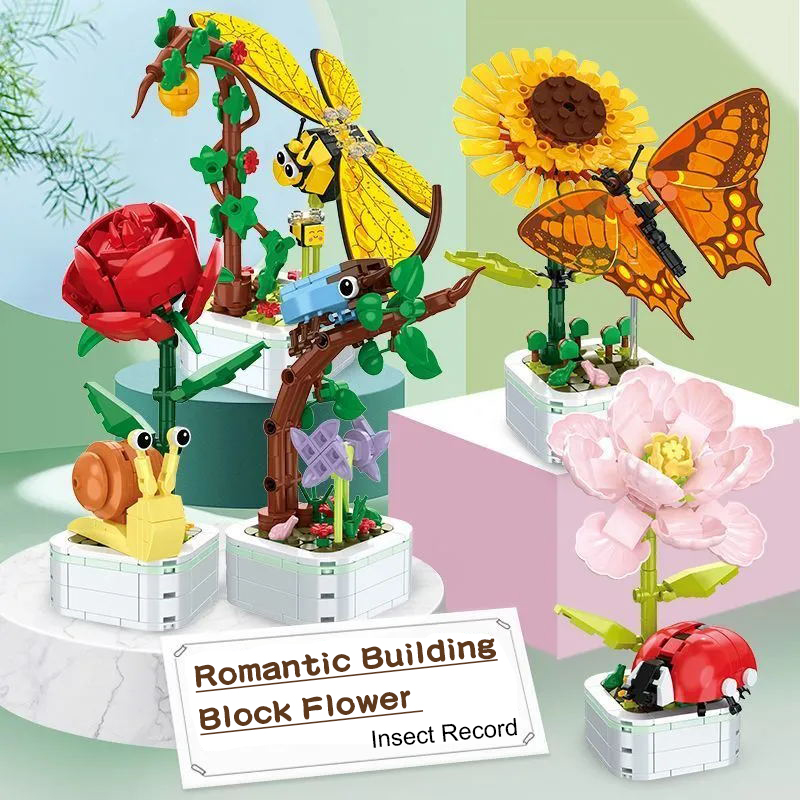 DIY Mini Butterfly Insect Pott - огляд і ціна Bonsai Garden Lego