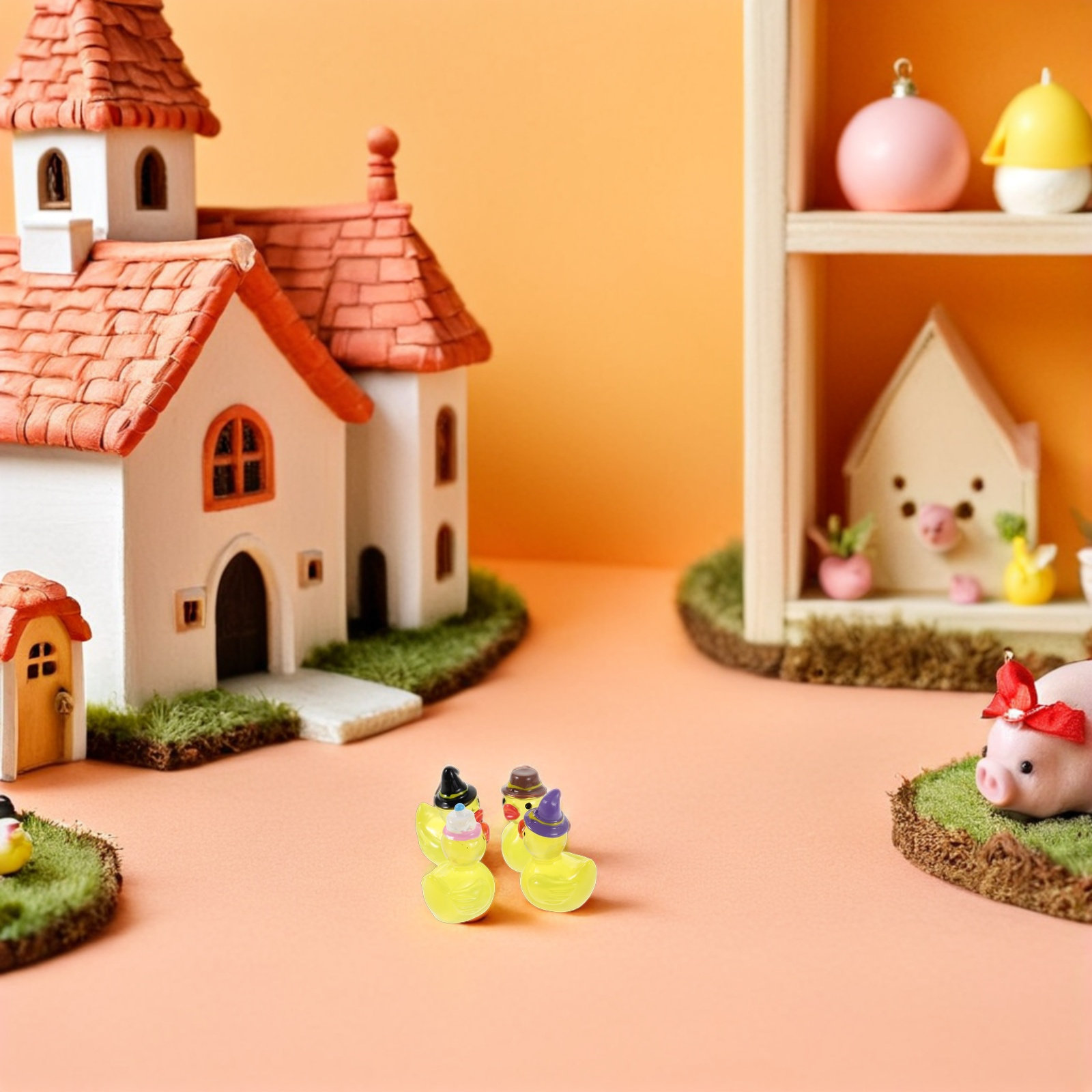 20Pcs Mini Resin Ducks Cartoon - огляд і ціна Bonsai Garden For Desk