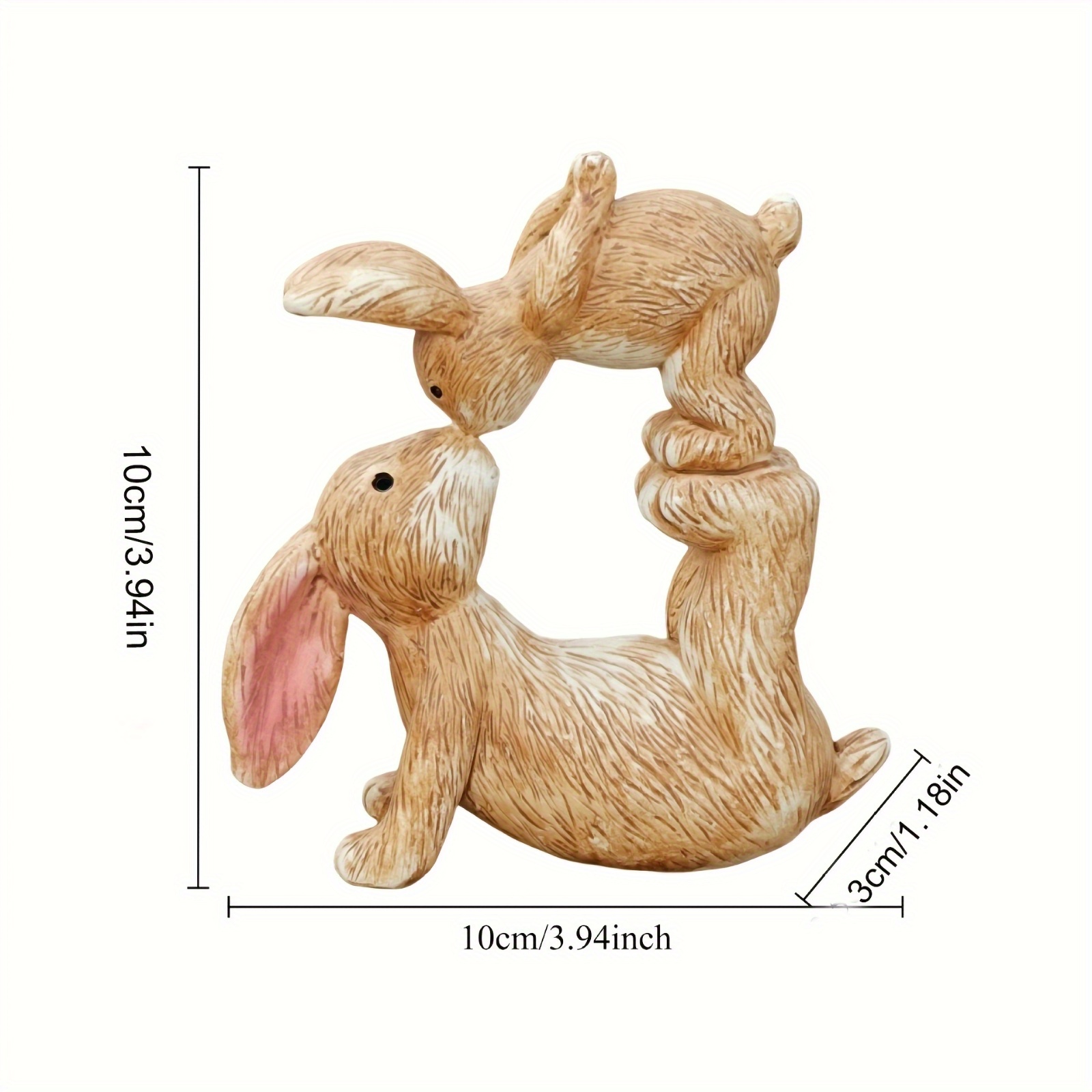 Garden Resin Kissing Bunny Sta - огляд і ціна Bonsai Garden For Desk
